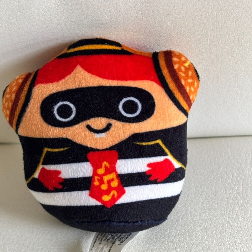 Orginal Squishmallows McDonald's Happy Meal Mini HAMBURGLAR 3" #P